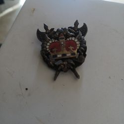 Antique Coat Of Arms Pin