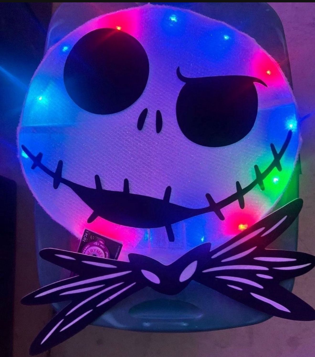 Disney 22-in Hanging Lighted The Nightmare Before Christmas Jack Skellington Led Door Decoration (NEW)