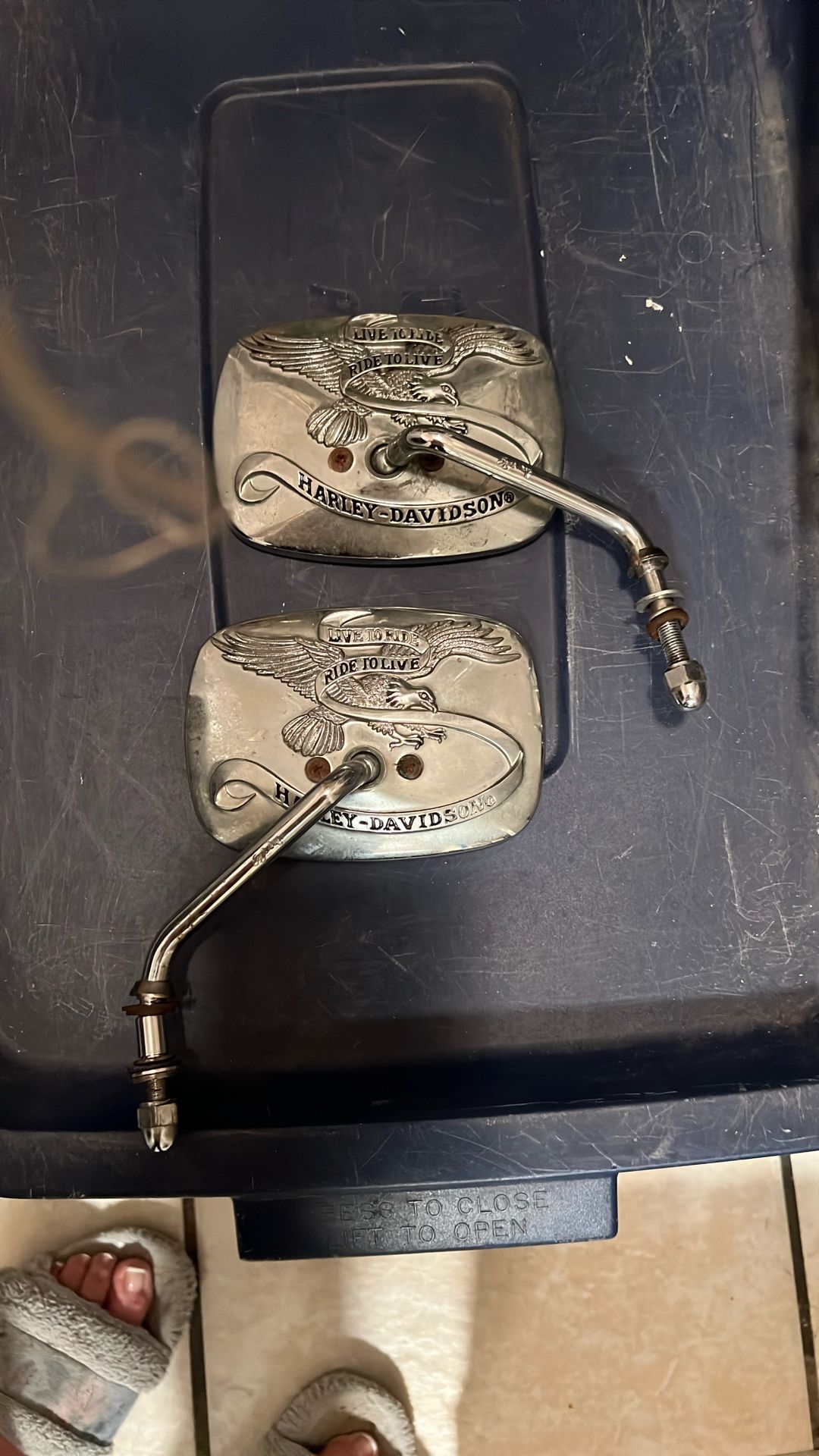 Harley Davidson Motorcycle Rear View Mirrors