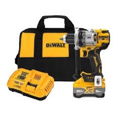 20V XR Lithium-Ion Cordless Hammer Drill Kit with 8.0 Ah Battery, Charger and Kit Bag