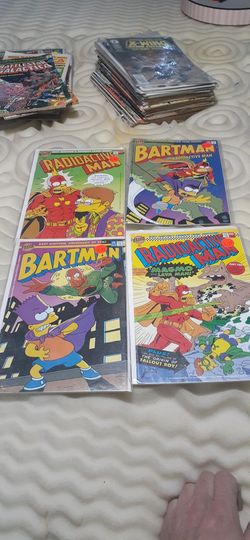 BARTMAN and RADIOACTIVE MAN comic books