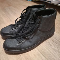 Gucci Sneakers 325371 Logo GG High Top sz 10