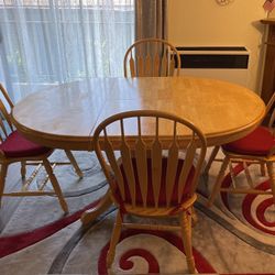 Dining Table And Chairs Wooden