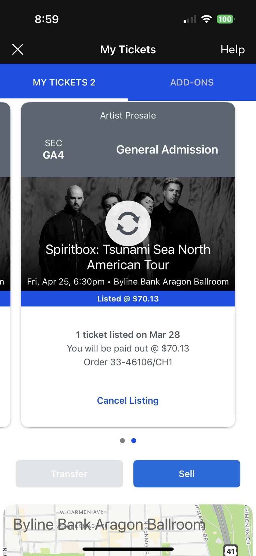 Spiritbox Tsunami Sea Tour - Chicago