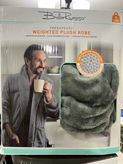 Bella Russo Therapeutic Weighted Plush Robe 5 lbs