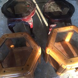 Nice Wooden Glass Tables