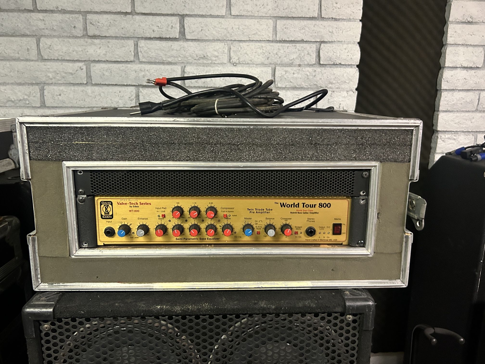 David Eden World Tour 800 Bass Amp 