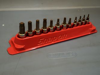 Snap-on Tools 12 pc Combination Drive TORX® Bit Standard Socket Set (T8-T25, T27-T55, T47)