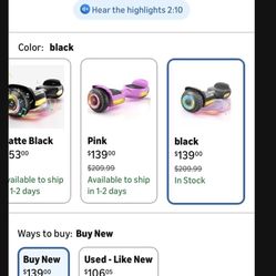 Amazing Deal Like New Hover1 Scooter Hoverboard With New Charger 🔌 