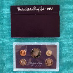 1985 New US Mint Proof Set Coins