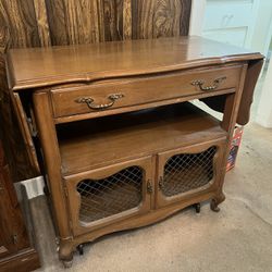 Rolling Bar/Side Table