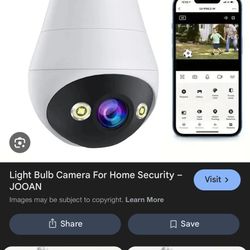 4 JOOAN Light Bulb Camera for $150 each