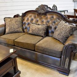 Craydon Elegant Living Room Set Sofa and Loveseat With İnterest Free Payment Options 