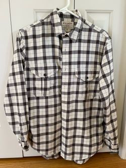Filson long sleeve cotton shirt size small