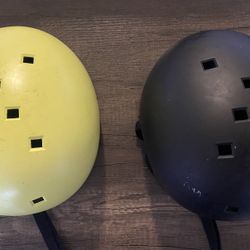 2-Kids Bike/Scooter Helmets Black/Yellow