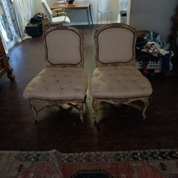 Antique French Side Chair-pair