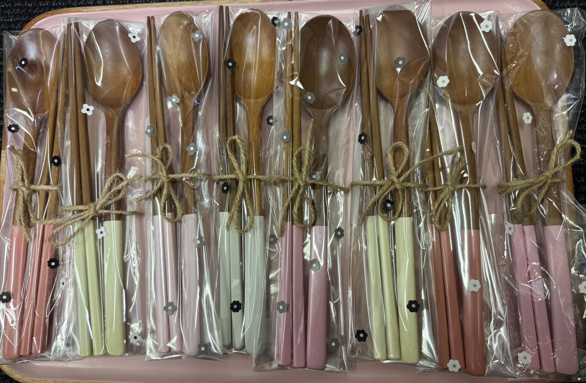 Wooden Colorful Spoon/chopstick Set