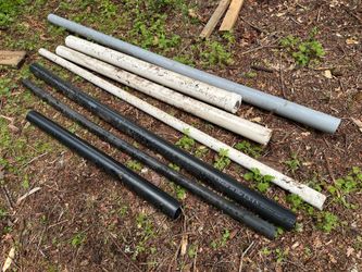 ABS and PVC pipe