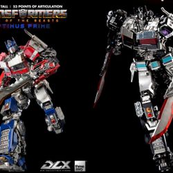 TRANSFORMERS RISE OF THE BEAST OPTIMUS PRIME DLX & NEMESIS PRIME (BBTS EXCLUSIVE) 12” DIE CAST