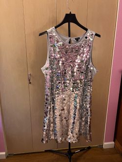 Disco sequin torrid dress silver