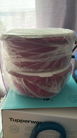 Large Tupperware bowls with lid