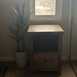 Solid Wood End Table