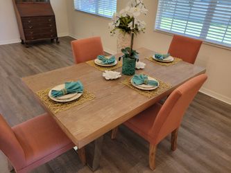 Dining Table With Bench And 4 Chairs