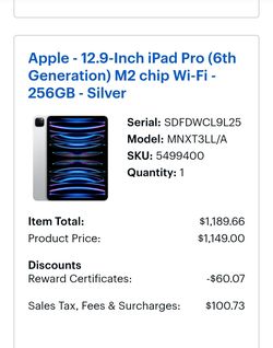 Apple iPad 2g + Magic keyboard + pencil and screen protector
