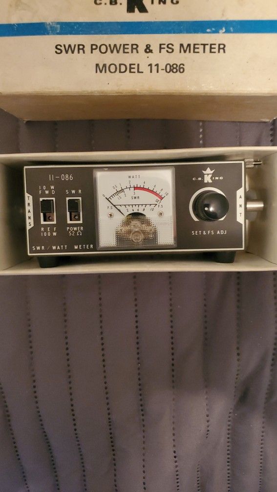 Antique Cb Swr Power And Fs Meter