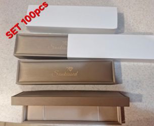 Jewelry Gift Boxes with Free Microfiber Polishing Cloth