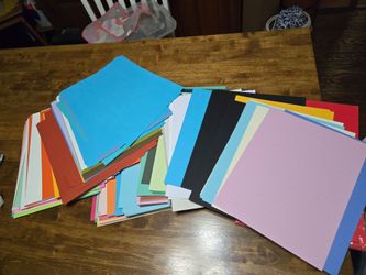Mixed Color Cardstock Paper Lot