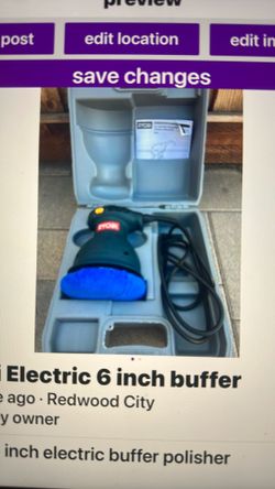 Ryobi electric 6 inch buffer
