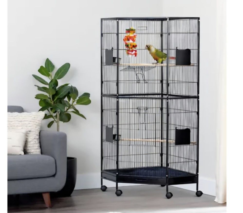 Corner Home Bird Cage