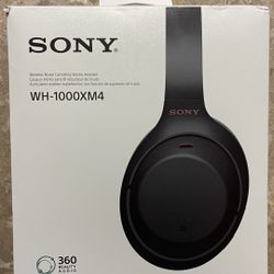 Sony WH-1000XM4 Over the Ear Wireless Headset - Black