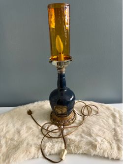 Vintage Royal Salute Blended Scotch Whiskey Chivas Brothers LTD. Bottle Lamp.