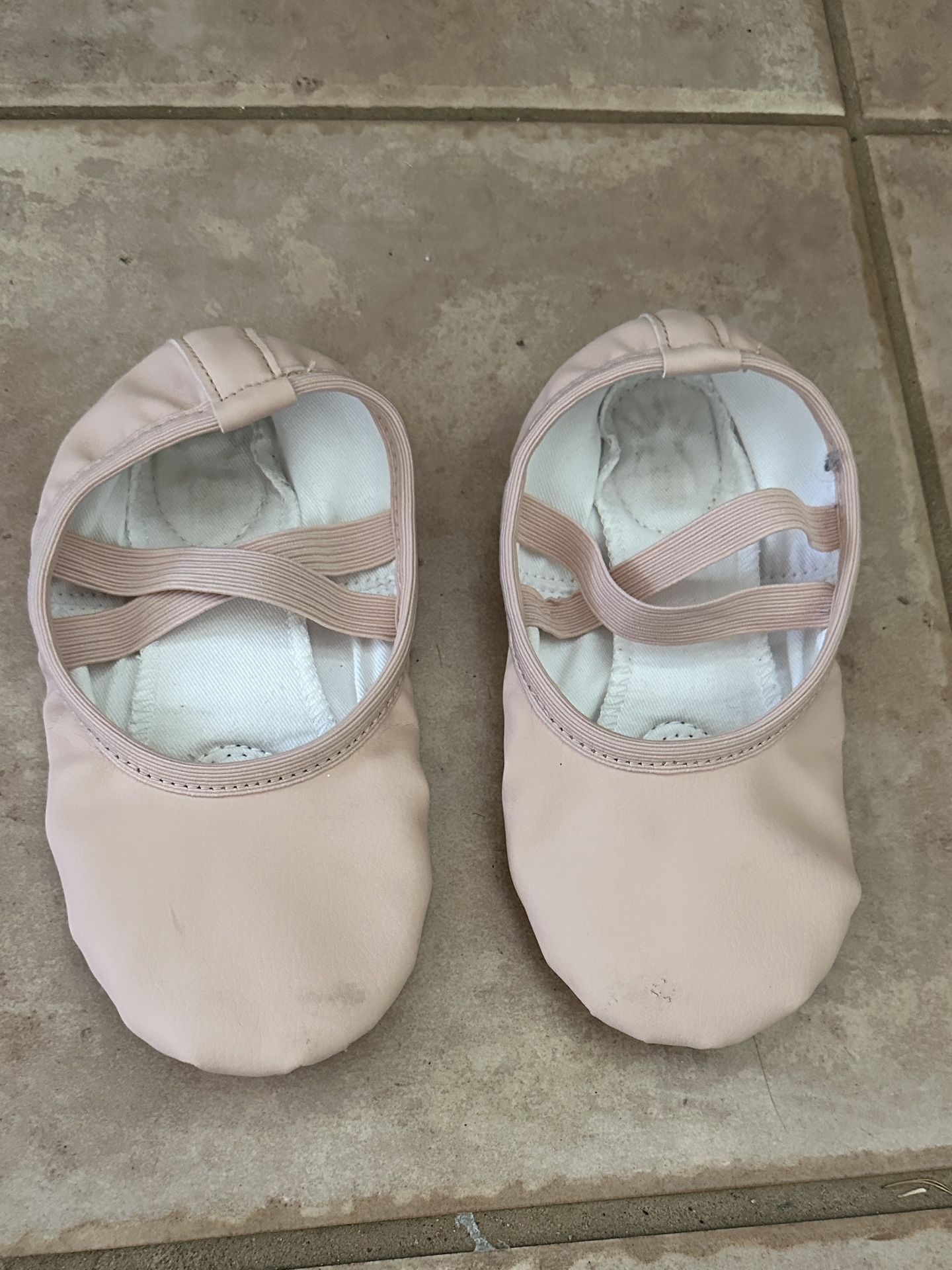 Stelle Pink Leather Ballet Shoes