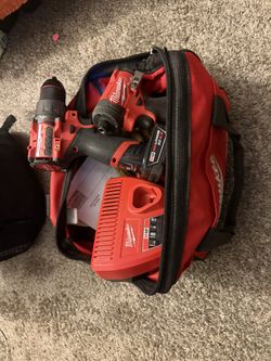 Milwaukee Drill And Impact Gun