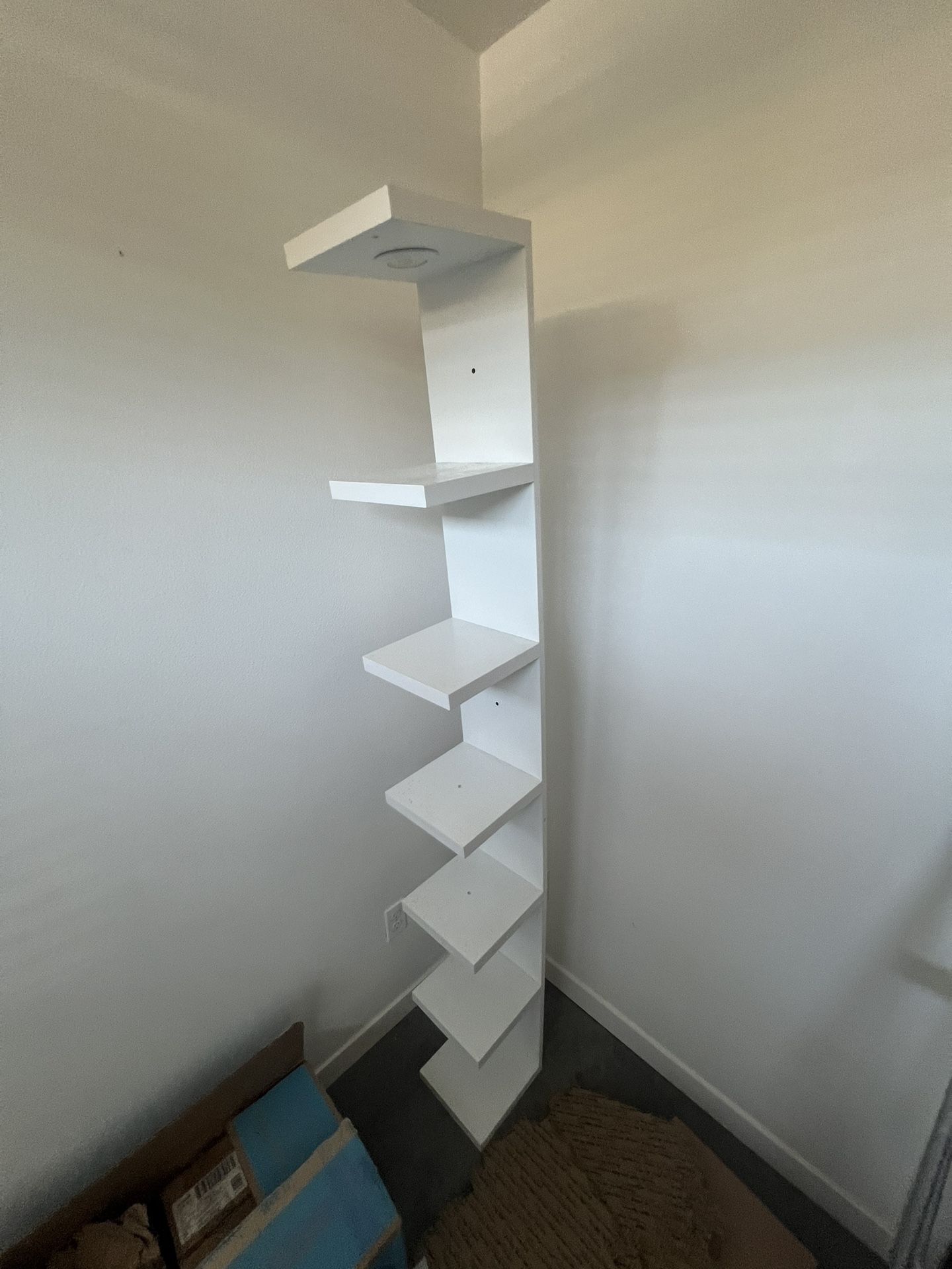 LACK Wall shelf unit, white, 11 3/4x74 3/4 "