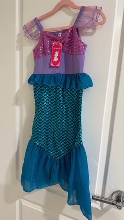 Girls Mermaid Costume Dress (NEW)