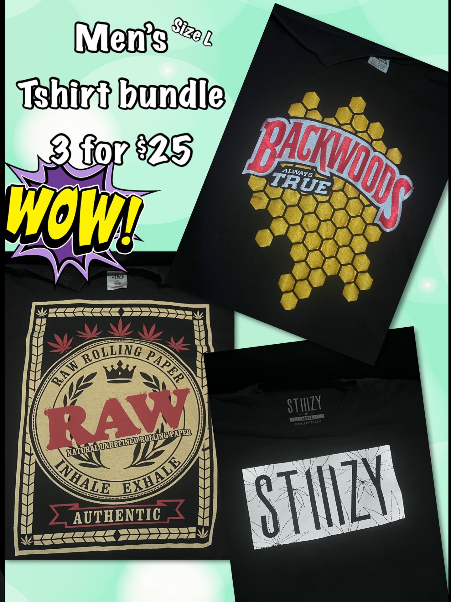 Men’s Size L Shirts Bundle