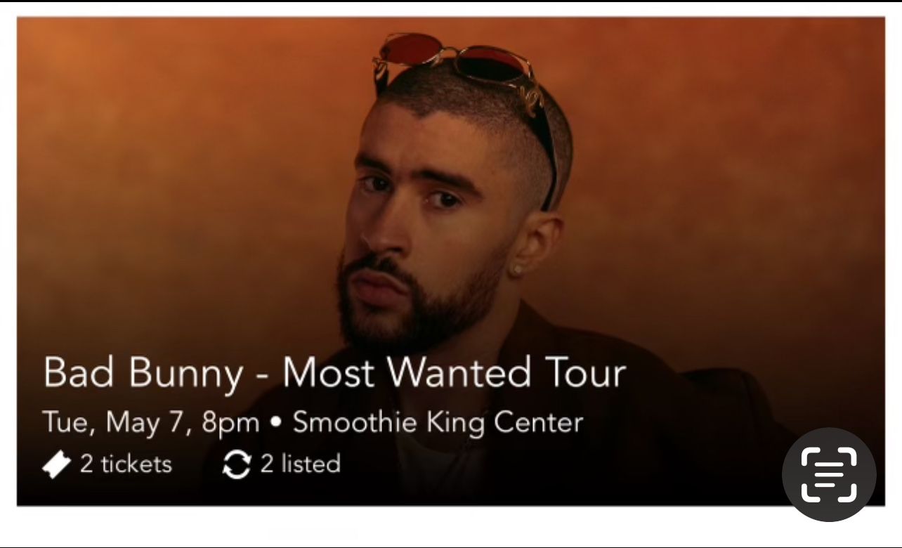 Bad Bunny Tickets, New Orleans, Louisiana