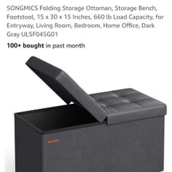 30" Storage Ottoman