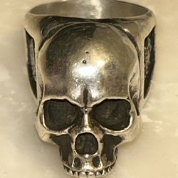 Heavy Custom Made Silver Ring 925