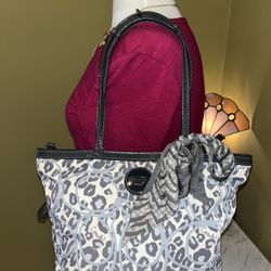 Coach Ocelot Tote With Coach Scarf