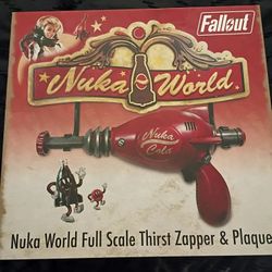 Fallout Nukaworld World Full Scale Thrist Zapper An Plaque