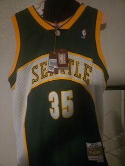 authentic throwback Kevin Durant Seattle supersonic Mitchell Ness  jersey