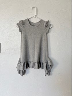 Afton street girls toddler gray A-line dress size 4T
