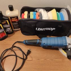 Rotary Buffer And Pads And Compound 