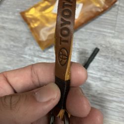 Toyota Leather Keychain