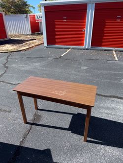 Narrow brown desk/ Table